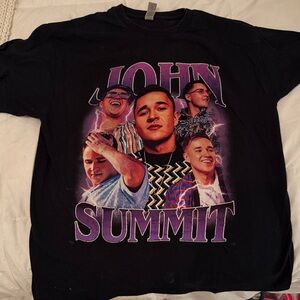 John Summit Black Graphic T-Shirt
